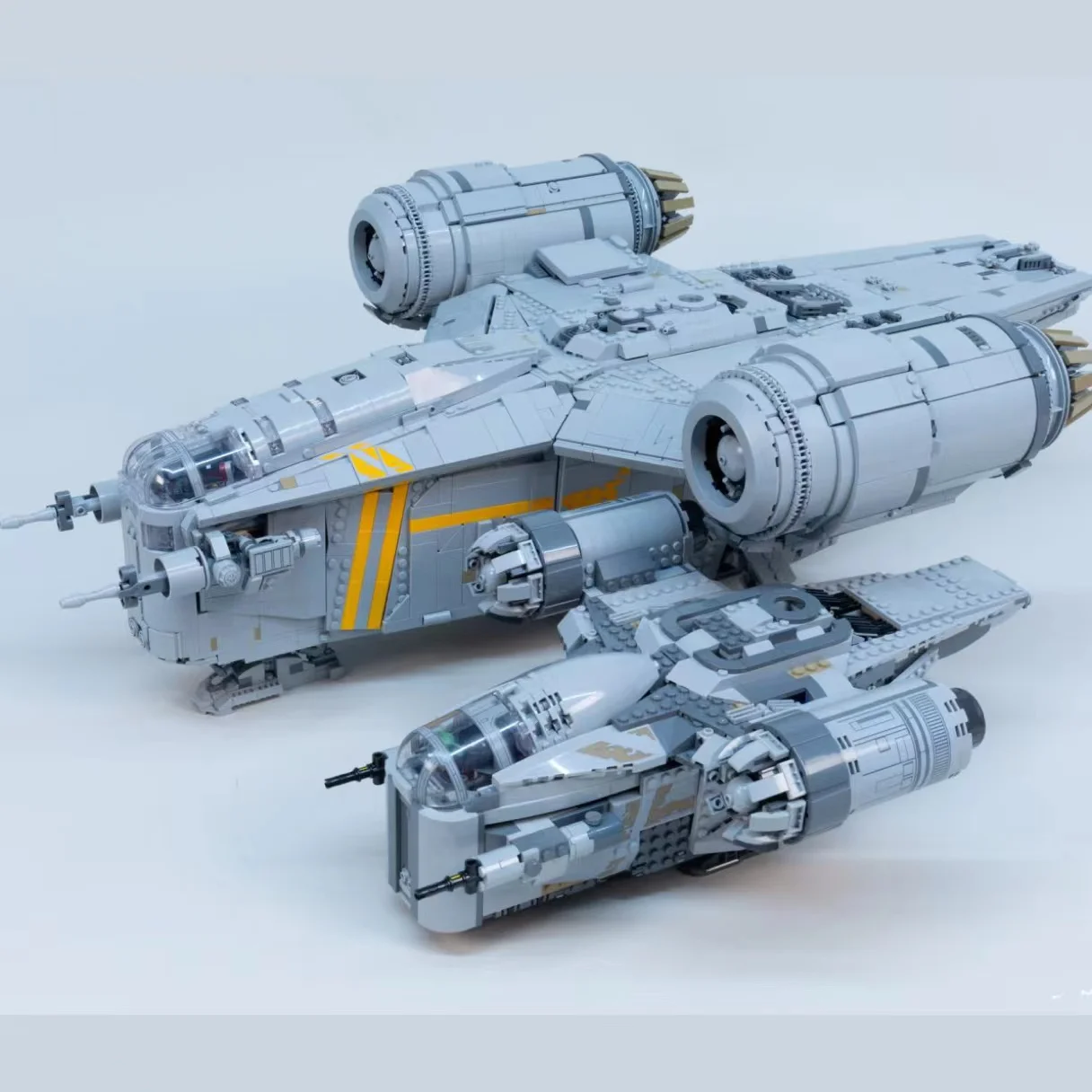 

2022 Новинка 75331 эксклюзивный конструктор: Конструктор MOC Razor Crest 6187 шт., модель игрушек для взрослых мальчиков и девочек, рождественские подарк...