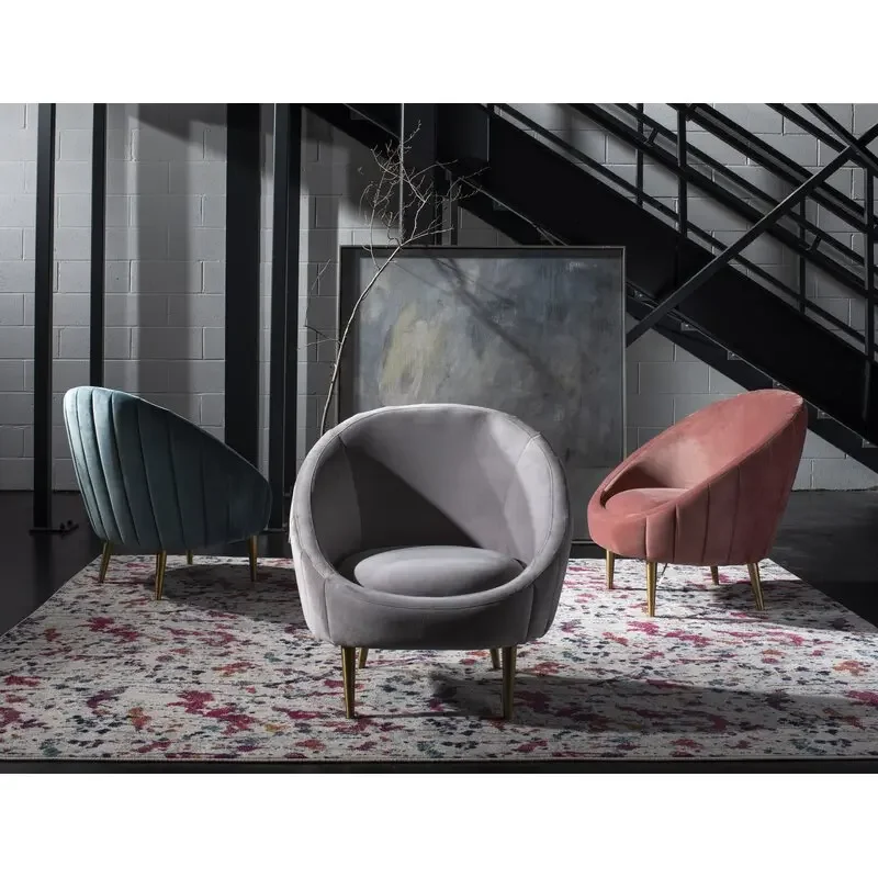 Лидер продаж современный бархатный диван для отдыха дизайн фиолетовый с высокой