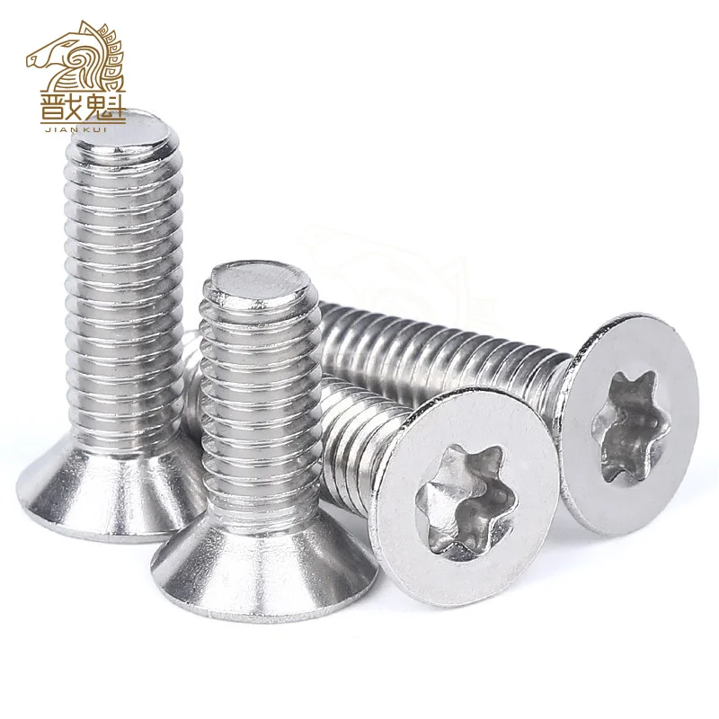 Шестилепестковый шестилепестковый винт Torx из нержавеющей стали M1.6 M2 M2.5 M3 M4 M5 M6 M8