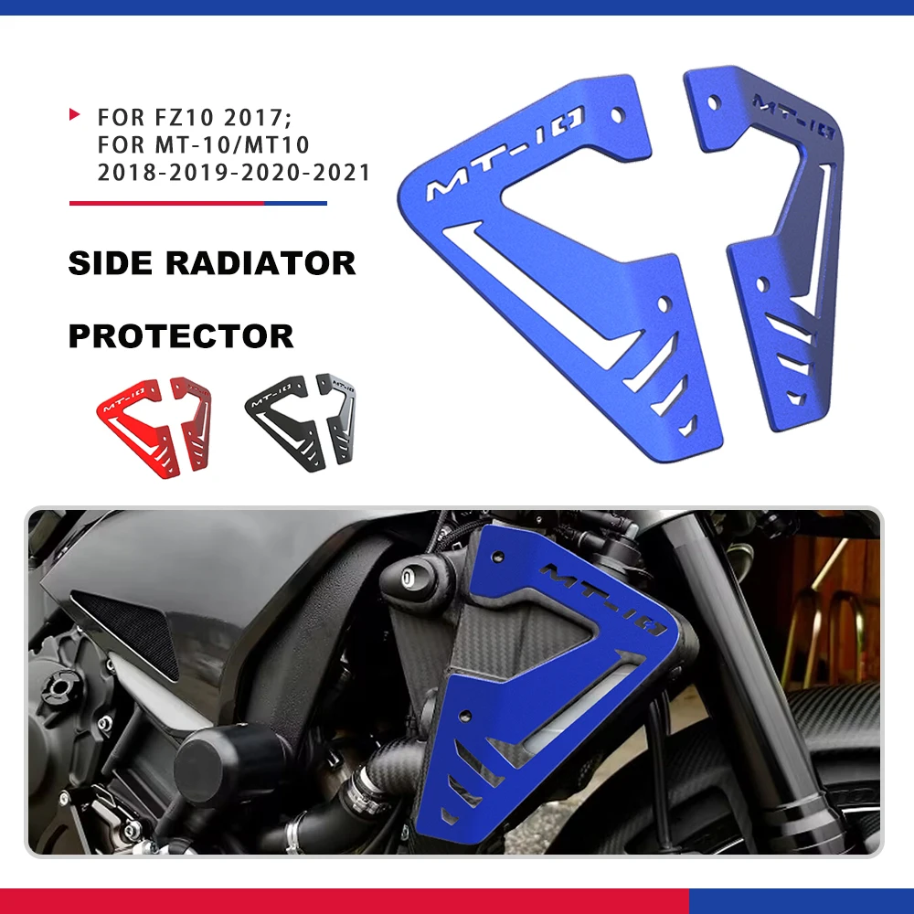 

For YAMAHA MT10 MT-10 MT 10 FZ-10 2015 2016 2017 2018 2019 2020 Motorcycle Accessories Radiator Side Protector Cover Plate Guard