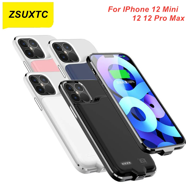 

10000Mah Power Case For IPhone 12 Mini 12 12 Pro Max Battery Case Battery Charger Bank For IPhone 12 Power Case