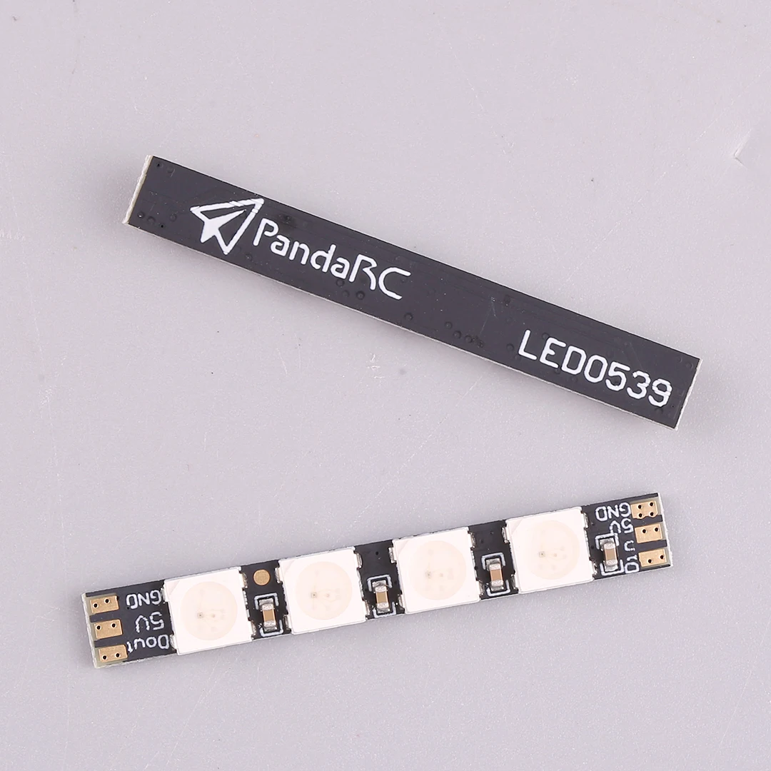 4 шт. светодиодный контроллер PandaRC LED0539 FPV RGB светодиодная лента 5 В программируемый
