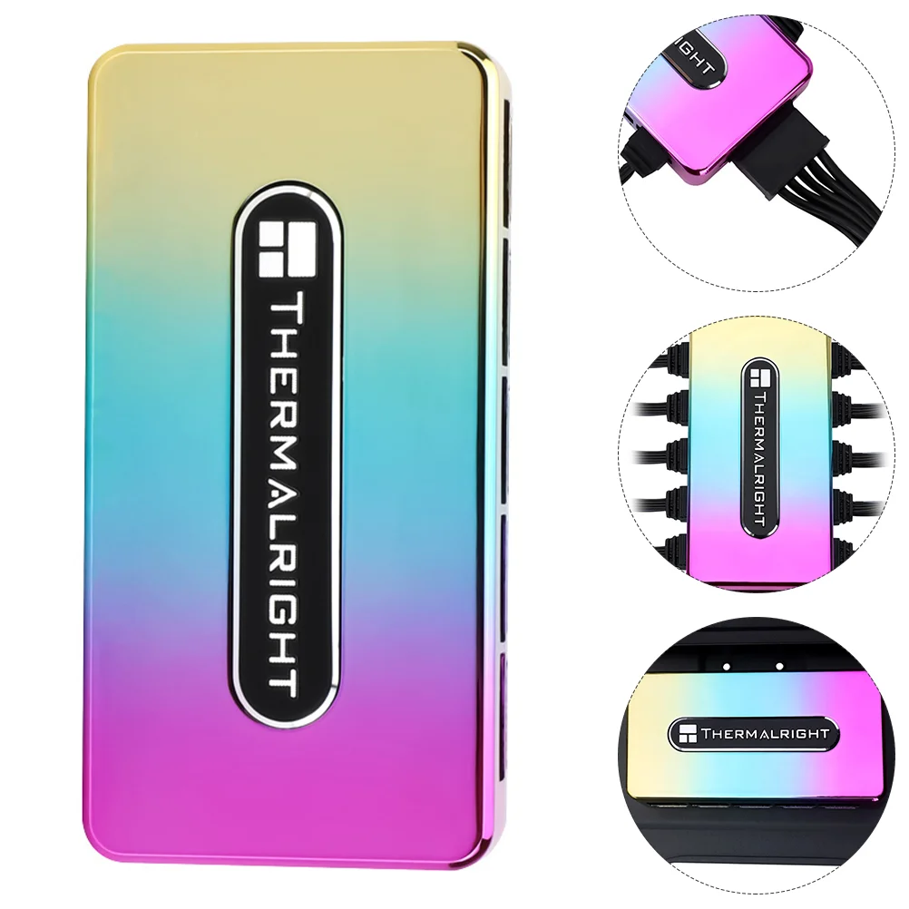 

ARGB Hub Multi-Port ARGB Hub Controller 10-port Computer Chassis Hub Organizer