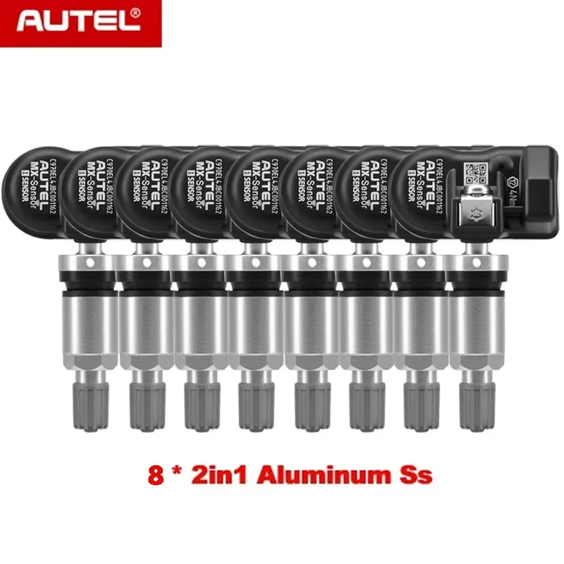 

Датчики AUTEL MX, набор 4 или 8 шт., 433/315 МГц, TPMS-датчики, инструменты для ремонта шин, MaxiTPMS Pad, программируемый датчик давления в шинах MX-Sensor