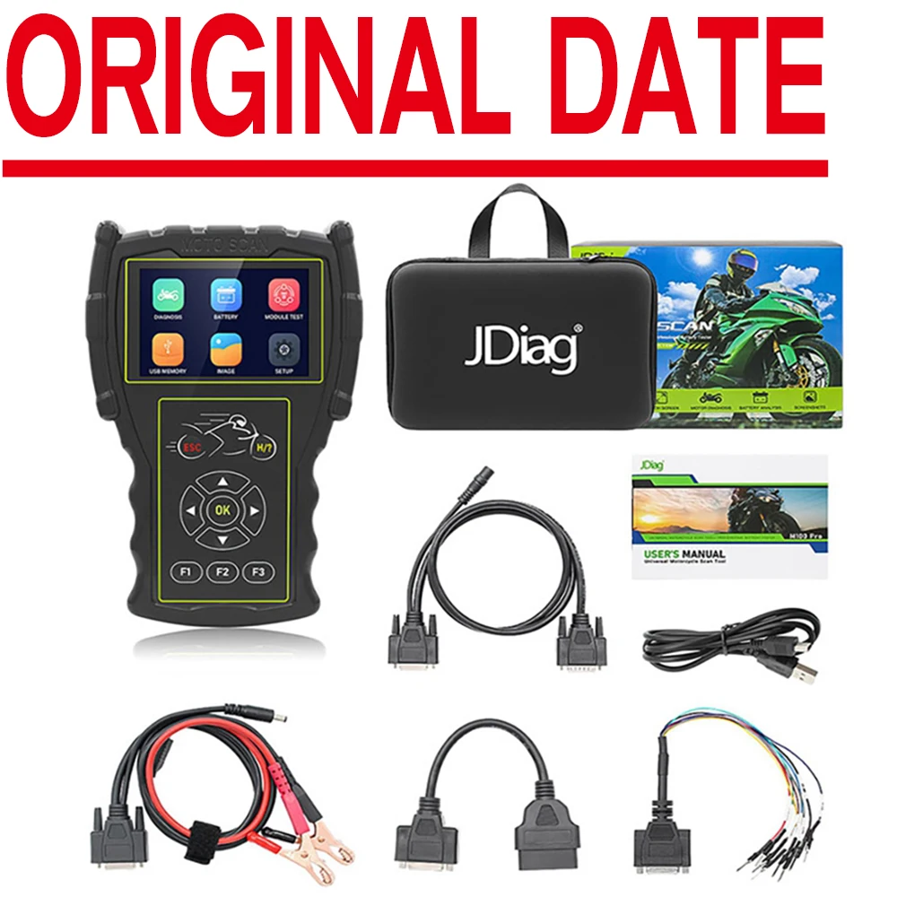 Бесплатная доставка Оригинальный диагностический инструмент для мотоцикла JDiag