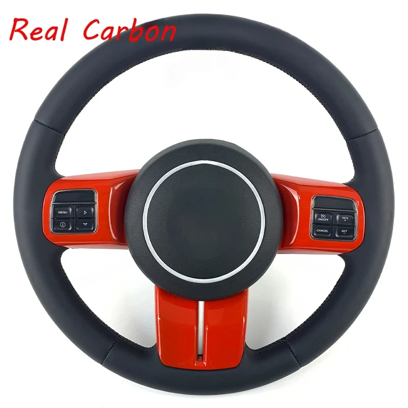 Фото Руль из карбона на заказ для Jeep Wrangler Grand Cherokee 2010-2024 №1