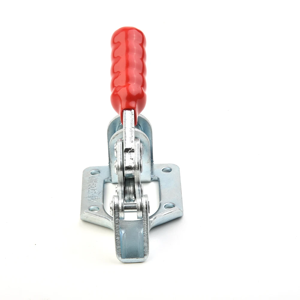 

GH-302-FM Quick Release Toggle Clamp 300 Lbs/136 Kg Clamping Force Push-pull Clamps Plunger Stroke Hand Tool Vertical Type