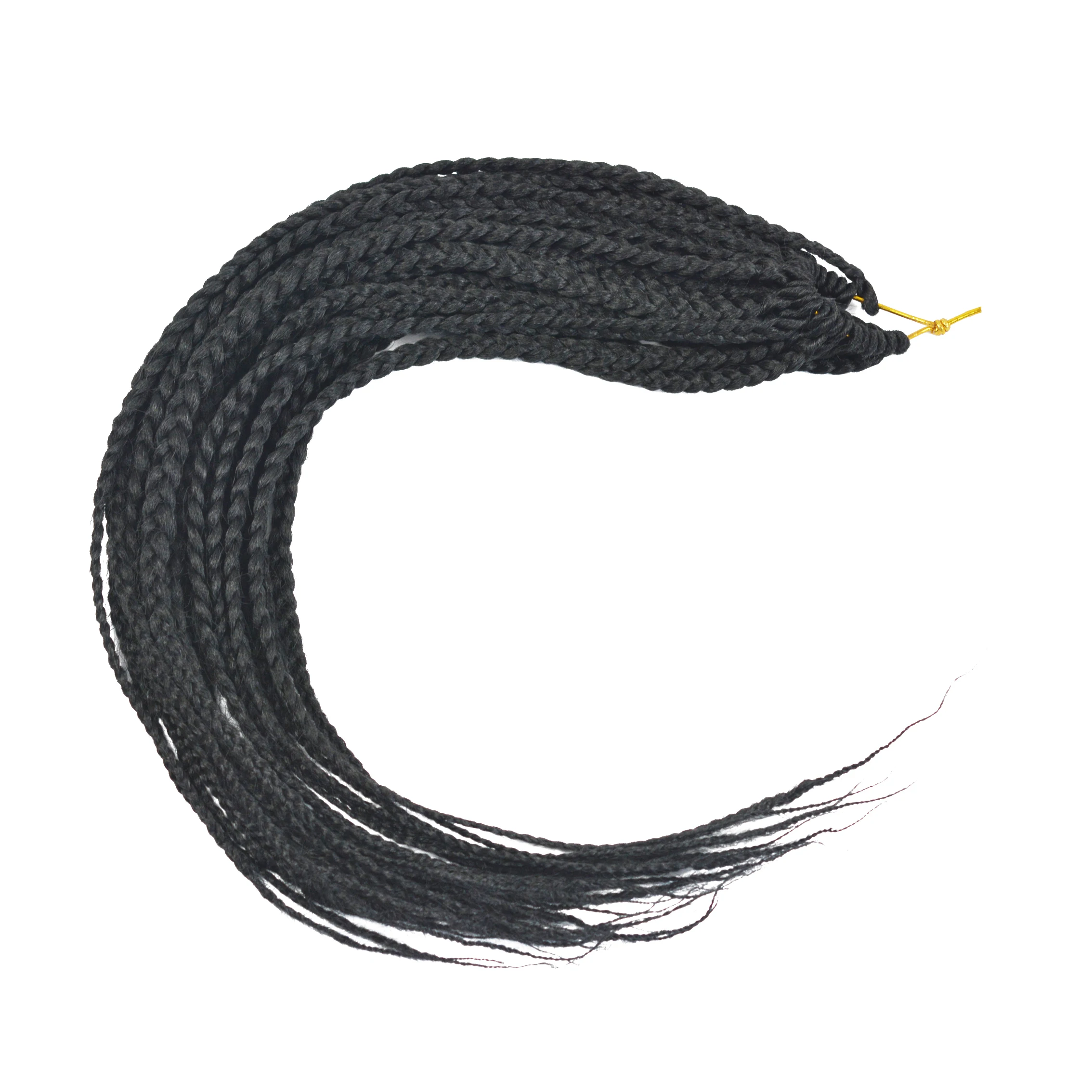 Синтетические вязаные крючком косички однотонные для наращивания 16/дюйм