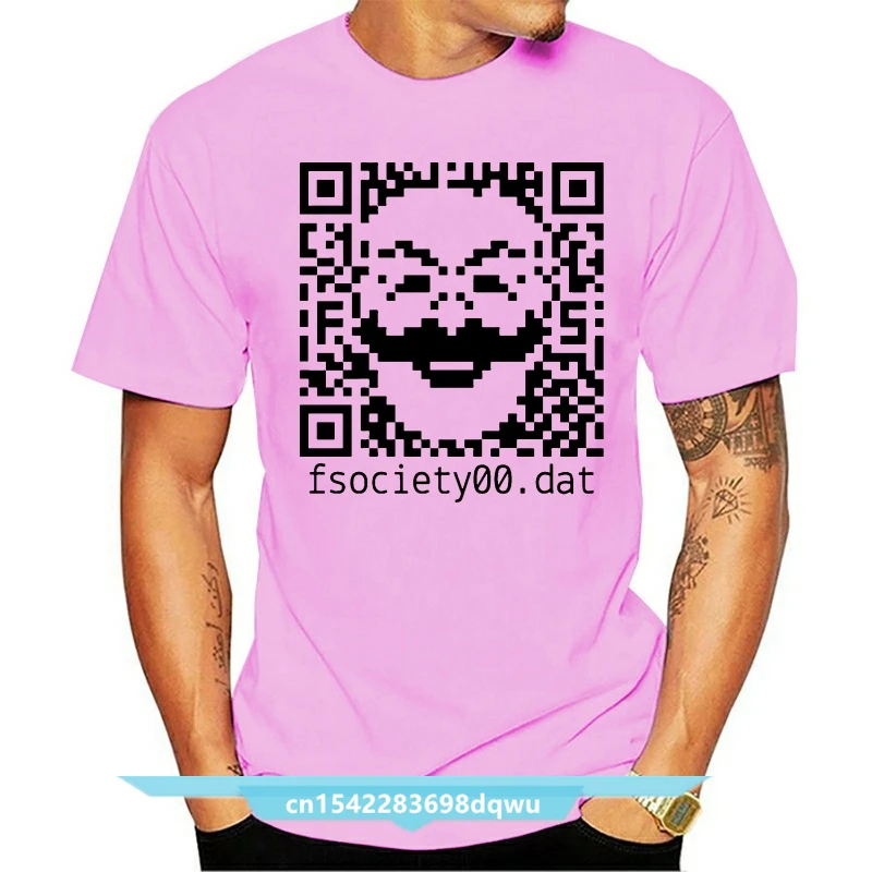 

Мужская футболка с надписью «Mr робот», 2021 хлопок