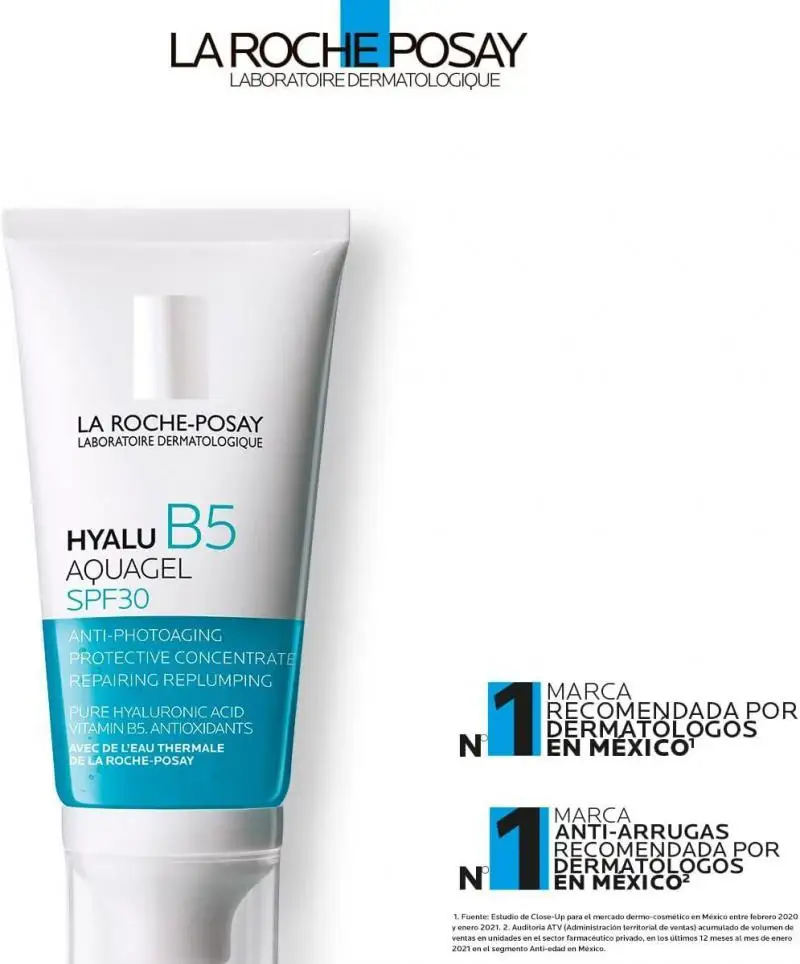 

Оригинальный солнцезащитный крем для лица La Roche Posay HYALU B5 AQUAGEL SPF30 антиоксидантный витамин B5 Восстанавливающий кожу солнцезащитный уход за кожей