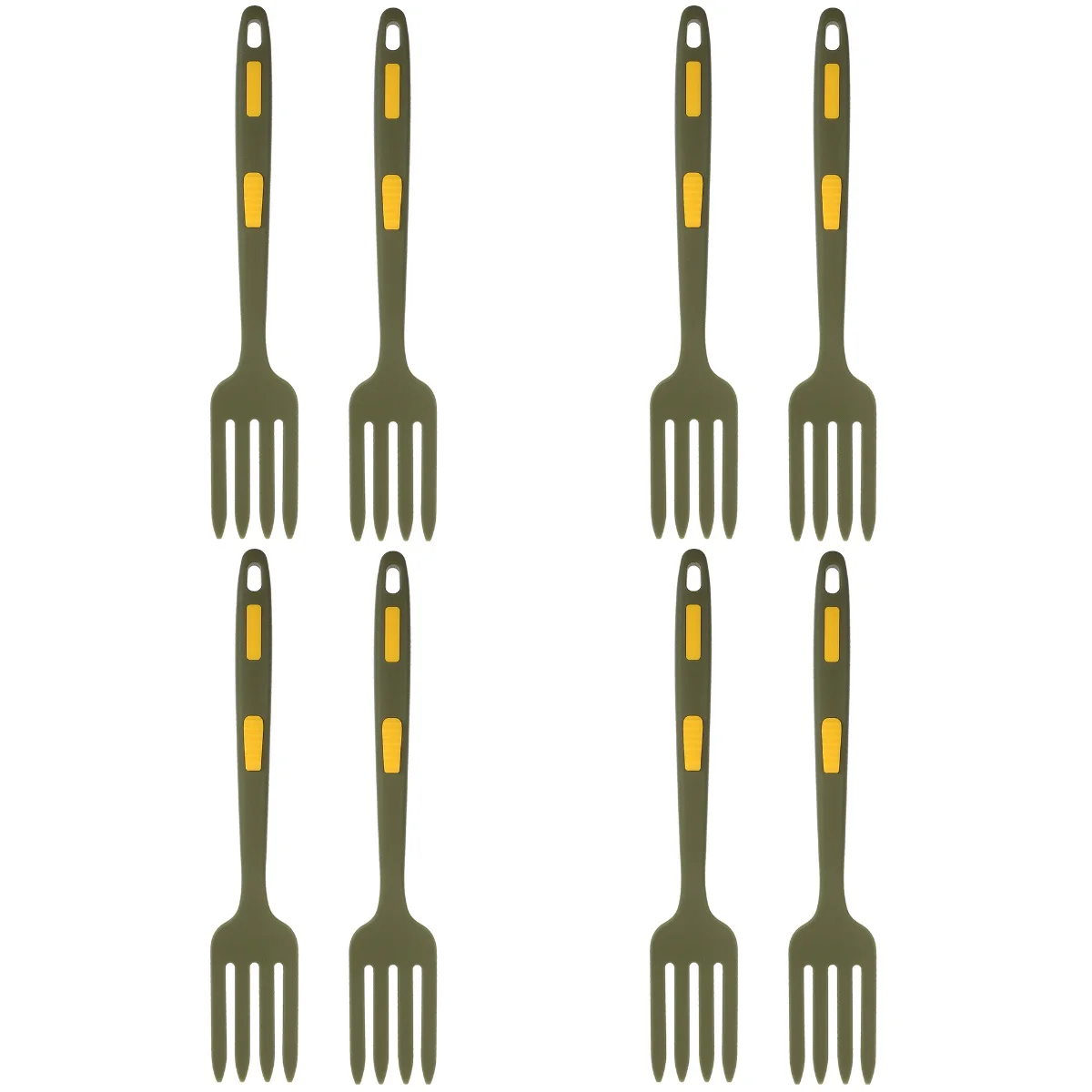 8 Ergonomic Forks Multi-function Dinner Forks Household Forks Home