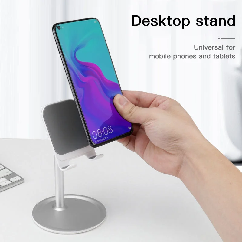 adjustable tablet mobile phone desktop phone stand for ipad tablet desk holder for iphone xiaomi mobile phone holder free global shipping