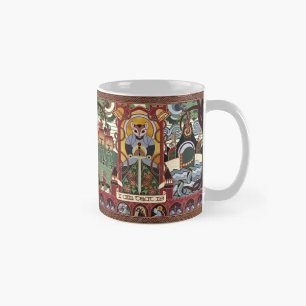 

Redwall Tapestry Martin The Warrior Mug Design Gifts Picture Image Coffee Photo Handle Round Tea Printed Cup Drinkware Simple