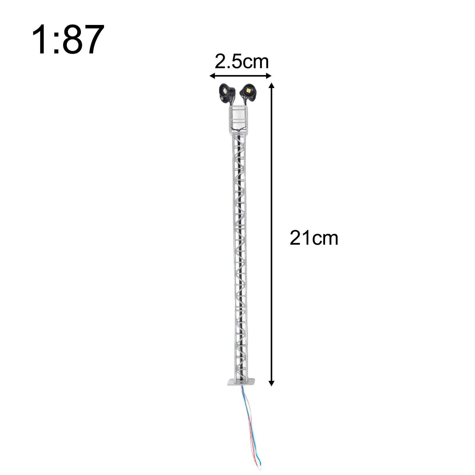 1:87 миниатюрные фонари железнодорожного поезда для наборов моделей зданий