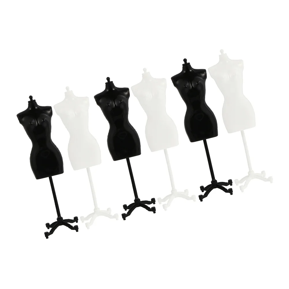

6 Pcs Furniture Bracket Child Children's Place Girls Clothes Mannequins Plastic Miniature DIY Accessories