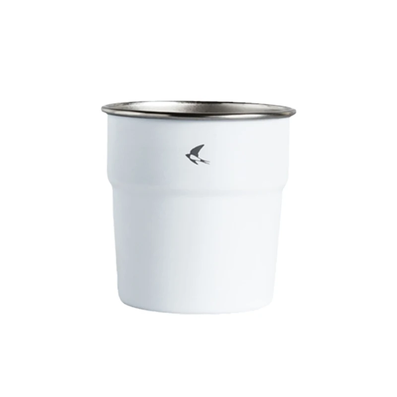 

Japanese Yanyin Outdoor Coffee Cup Japanese Step Portable Camping Stainless Steel Latte Swallow