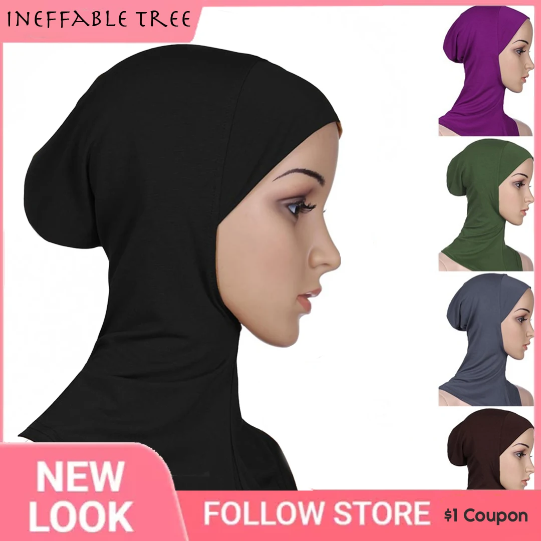 

Muslim Underscarf Women Veil Hijab Bonnet Muslim Women Scarf Turbans Head Hats For Women Women's Hijabs Hijab Beanie Cap Islamic