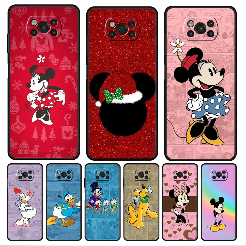 

Disney mickey minnie quadrinhos Para Celular Coque For Xiaomi POCO M4 Pro 5G F3 X4 11T 10T MI 11 lite 9T X3 NFC F4 GT M3