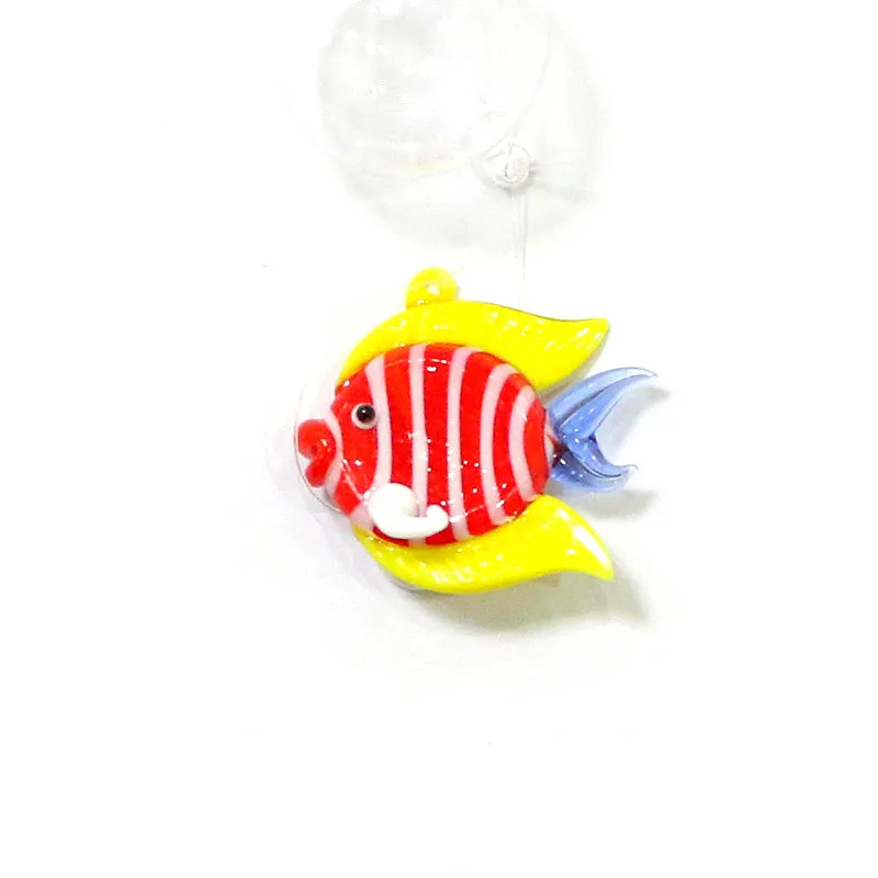 

Aquarium Decoration Accessories Hanging Sea Animal Miniature Figurine Ornaments Floating Glass Tropical Fish Tiny Statue Pendant