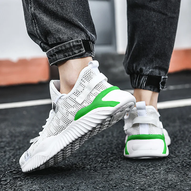 Men Running Shoes Light Comfortable Outdoor Walking Trainers Cheap Male Sneakers Summer Weaving Tenis Flat Sport Hot Sale |