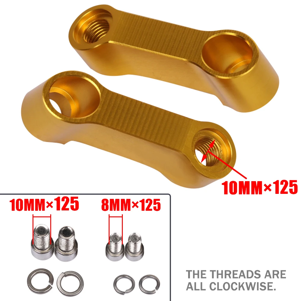 Расширительный адаптер крепления зеркал заднего вида для мотоциклов Honda Africa Twin CRF1000L CRF1100L CRF 1000 1100 L CRF1000 ADV.