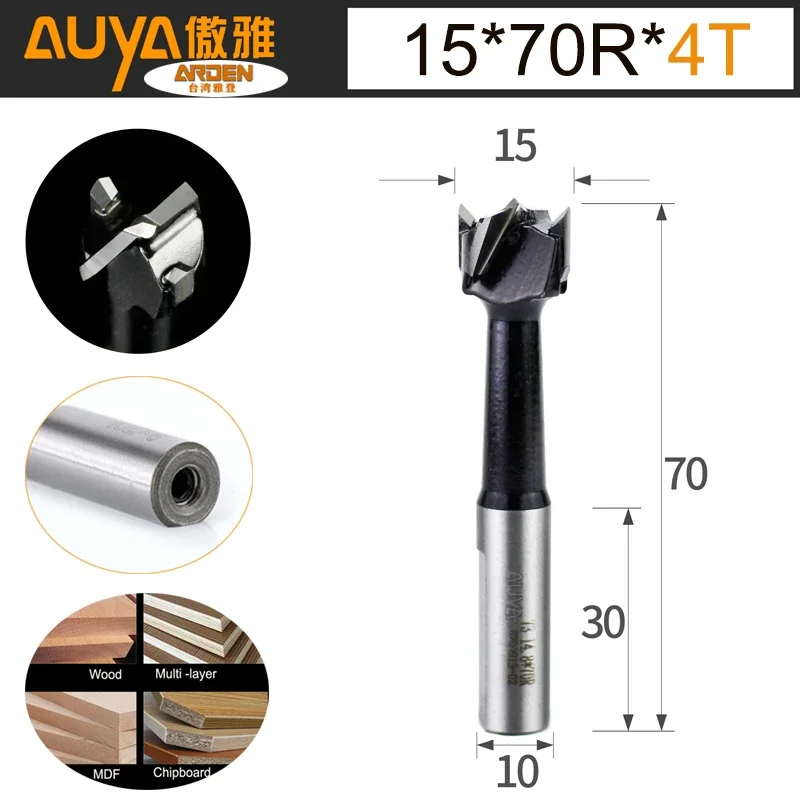 

Сверло для дерева ARDEN AUYA 4 лезвия 70 мм