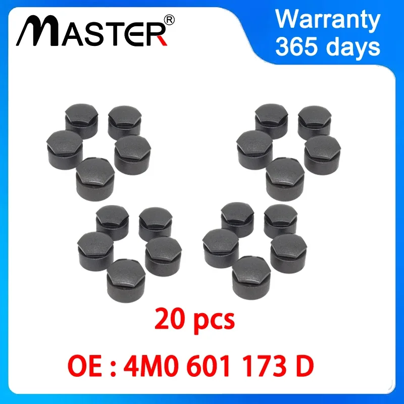 Винтовая крышка Крышка шины Колпаки Обычная колесного болта 4M 0601173 D для Audi A3 A4L Q7