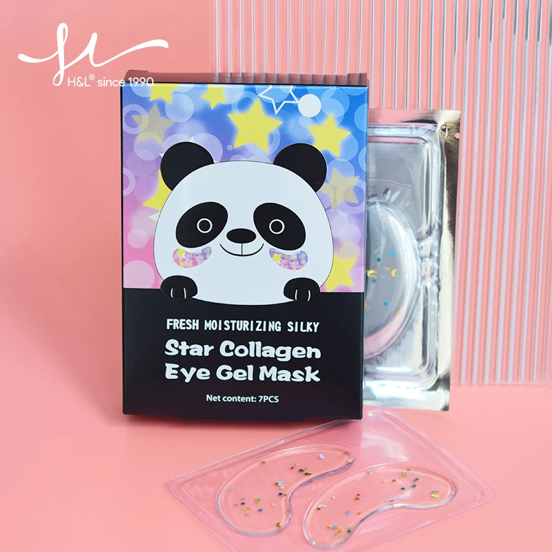 Eye Patch Mask Pink Collagen Eye Pads Anti Wrinkles Remove Dark Circles Ageless Hydrogel Sleeping Gel Patches Moisturizing
