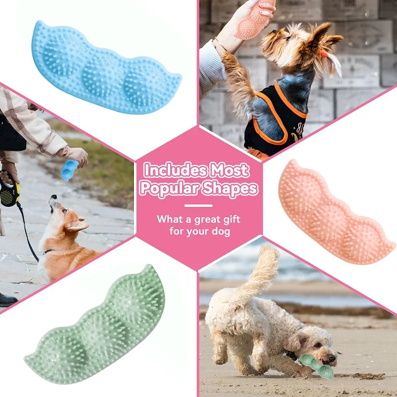 Прочные устойчивые к укусам игрушки для собак чистки зубов натуральные