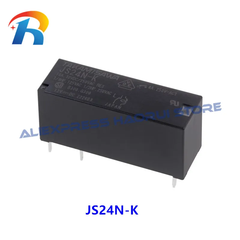 

10 шт./лот, оригинальное реле, зеркальное реле, зеркальное реле, 5Pin, 8A, 5В, 12В, 24В