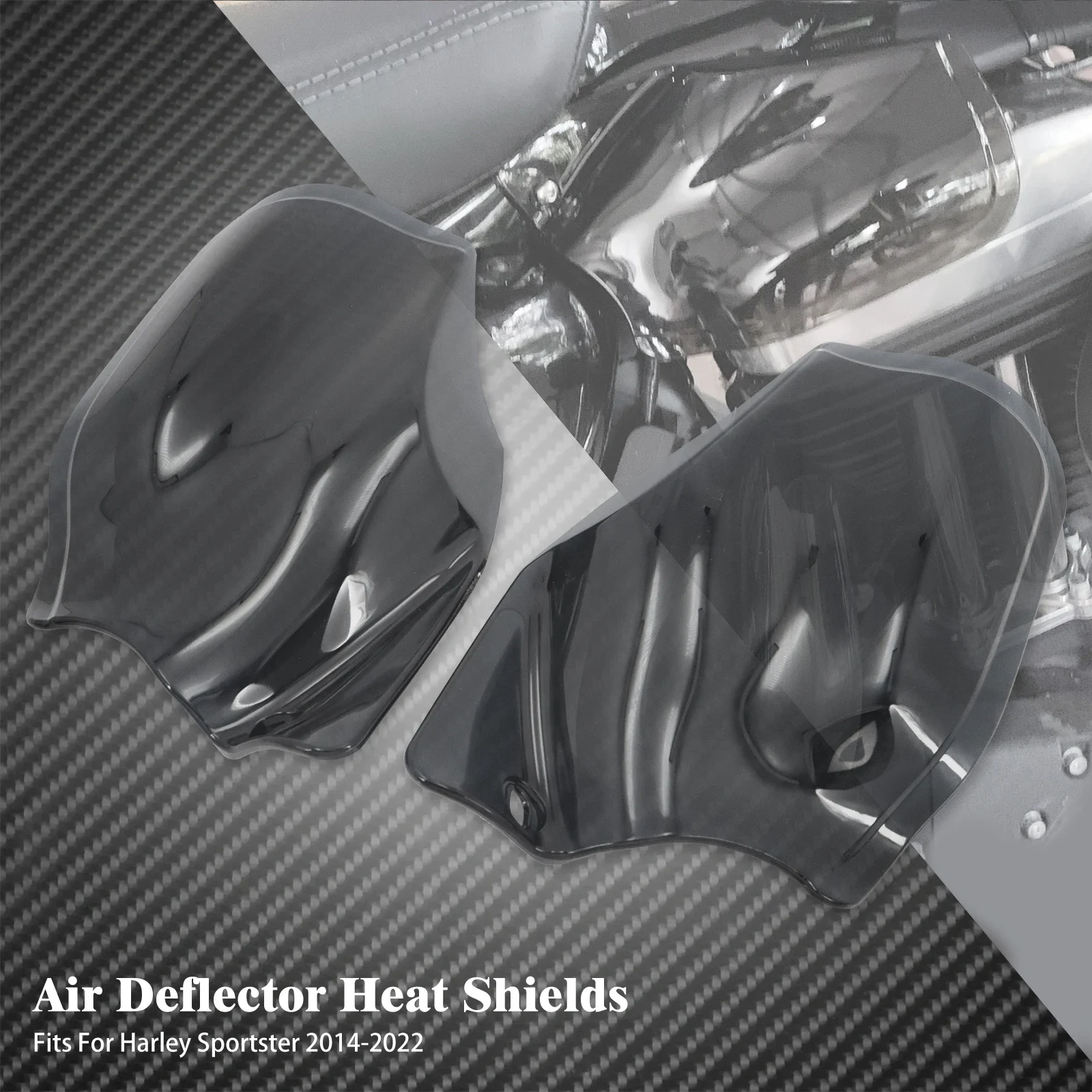 

Теплоотвод воздуха для мотоцикла, экран, седельная Крышка для Harley Sportster XL1200 883 Iron Forty Eight, супернизкий 14-Up, светоотражающий АБС-пластик