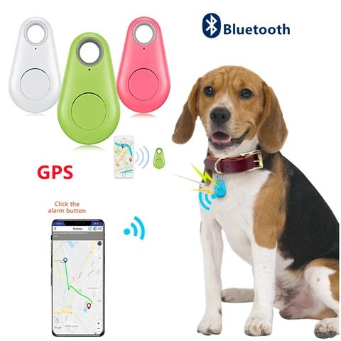 Умный GPS-трекер для домашних животных, мини-локатор с функцией Bluetooth, для собак, кошек, детей, автомобильный кошелек, ключей, ошейник для домашних животных, аксессуары для собак