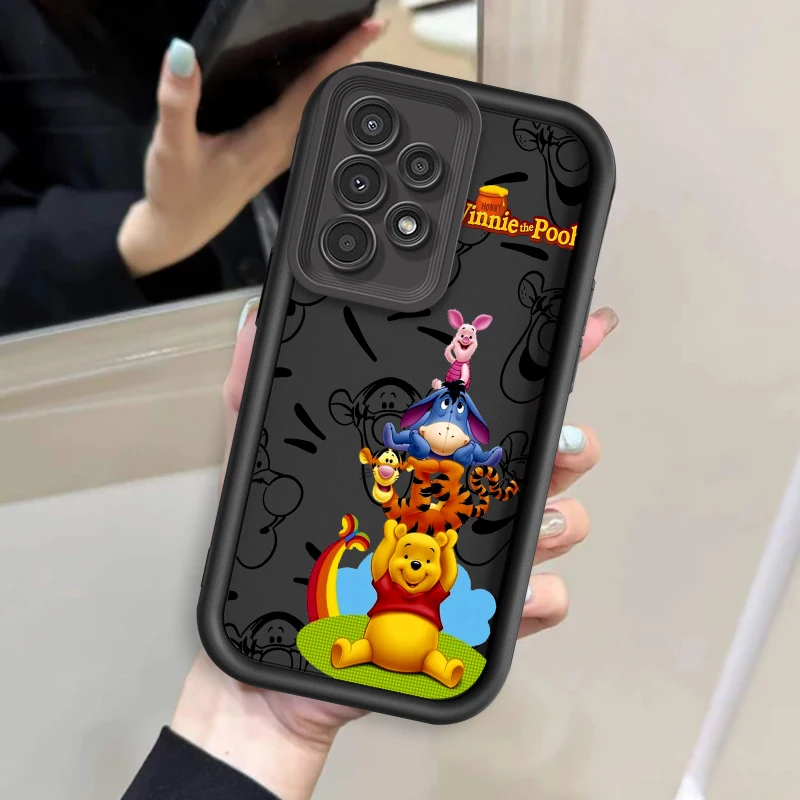 Winnie The puodle Horse Pig Для Samsung A73 A71 A54 A53 A52 A51 A33 A32 A21S A14 A13 A12 A25 A04 A05