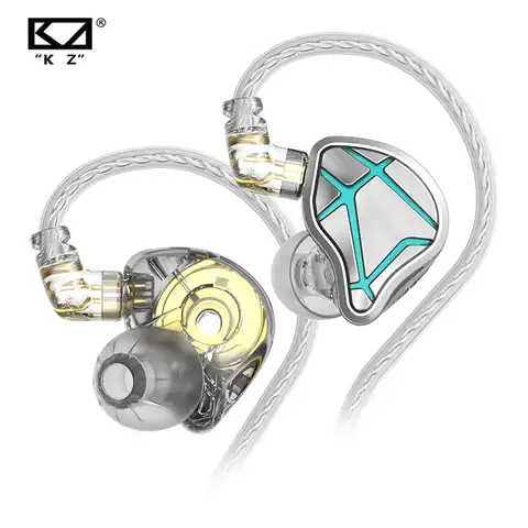 Проводные наушники-вкладыши KZ ESX, 12 мм, динамические басовые наушники, Hi-Fi наушники для монитора, Спортивная гарнитура с шумоподавлением