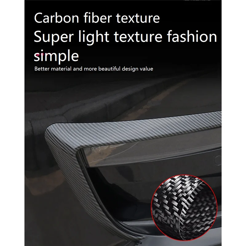 Для модели 3 модель Y передняя противотуманная фара спойлер ветровой нож объемный