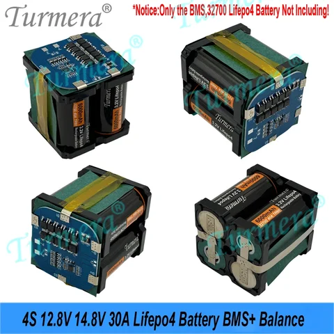 Turmera 4S Lifepo4 Батарея BMS 12,8 В 14,8 В 30 А