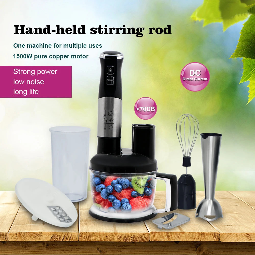 Electric Food Processor Food Mixers Submersible Meat Blender Milk Frother Vegetable Cutter Slicer Goblin Shredder