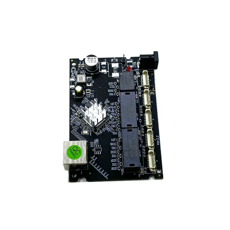 Поо PBC 8 порт Gigabit Ethernet коммутатор портов met pin way header 10/100/1000 m концентратор 8way