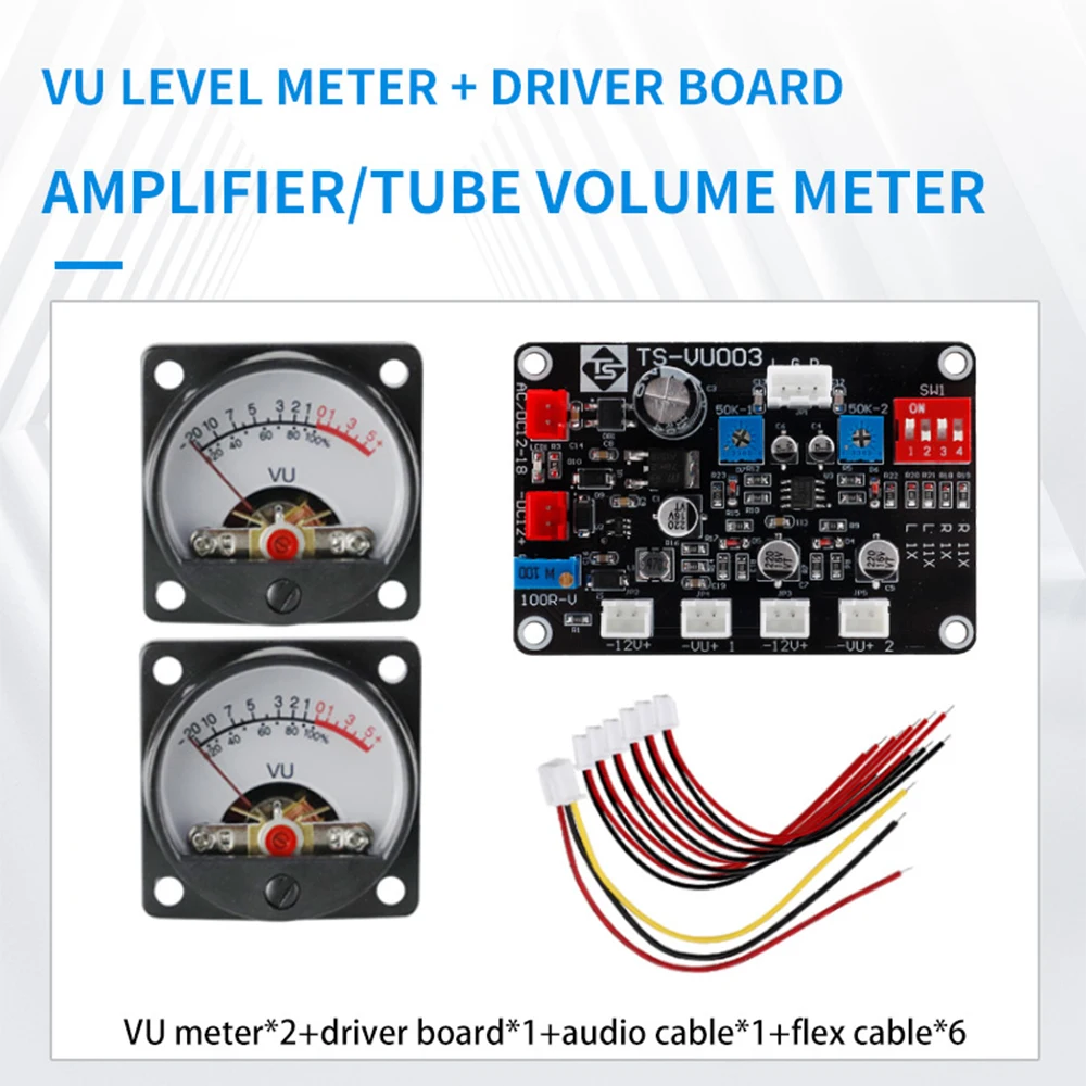 

2 шт., аналоговая панель для усилителя радио, 630 мА, 34 мм