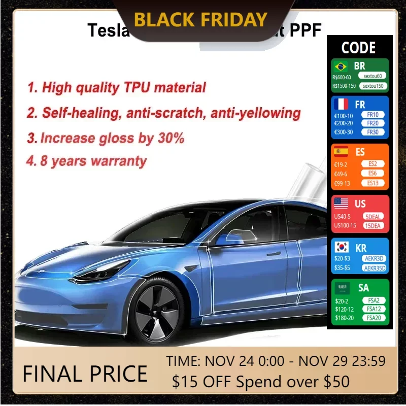 ZHUAIYA ТПУ Защитная пленка для кузова автомобиля