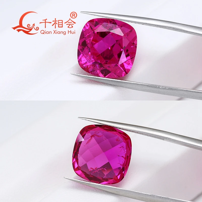 Розово-розовый/морганит розовый цвет подушка созданная в лаборатории выращенный