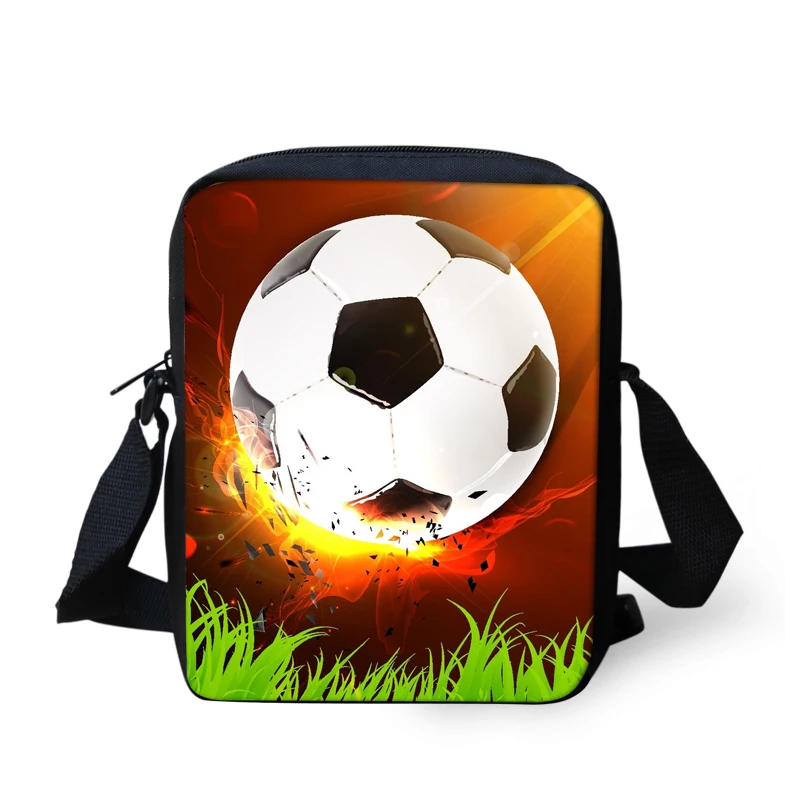 Детские сумки через плечо с 3d-рисунком футбольного мяча, сумка-мессенджер для студентов, Детская попит-Сумка, Бесплатная доставка