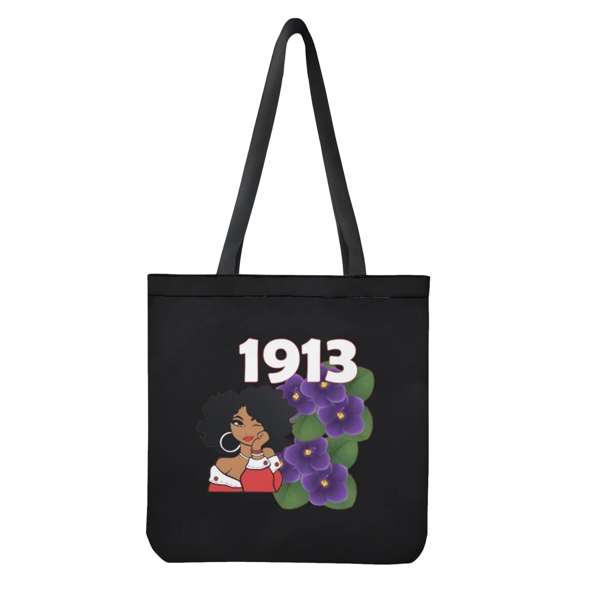 Red 1913 Shoulder Bags for Women 2023 Totes African American Sisterhood Personalised Sorority Gifts Female Travel Canvas Bags