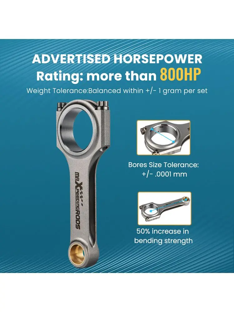 4 стальные шатуны для VW Golf MK1 Rabbit 1 6l Diesel + ARP 2000 болты 136 мм Shot Peen EN24 плавающий поршень