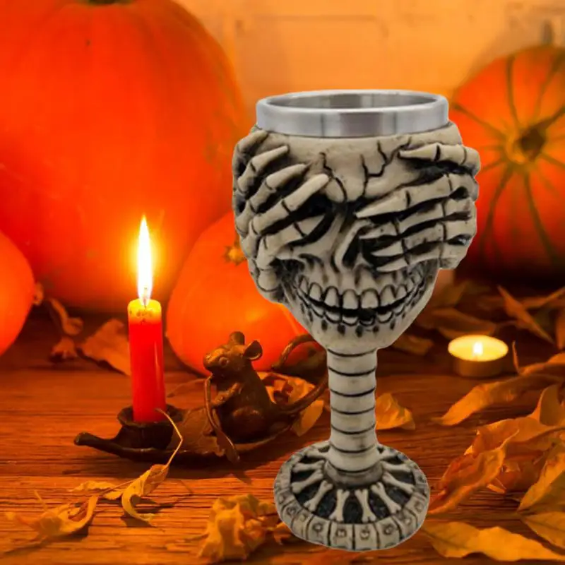 

3D Resin Ghost Skull Cup Halloween Thriller Cup Decoration Mug Coffee Cup Halloween Decoration Resin Skeleton Ghost Mug