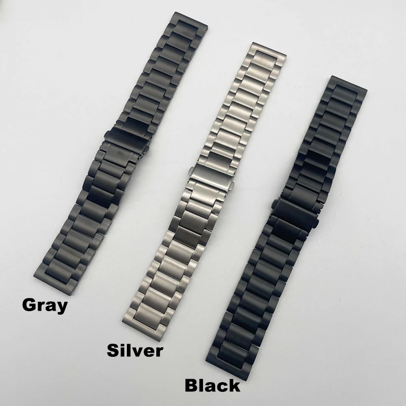Titanium Metal Strap for Huawei Watch 3 Band GT 2 Pro GT2 Watchband for Samsung Watch 5 44mm Luxury Business Bracelet Wristband