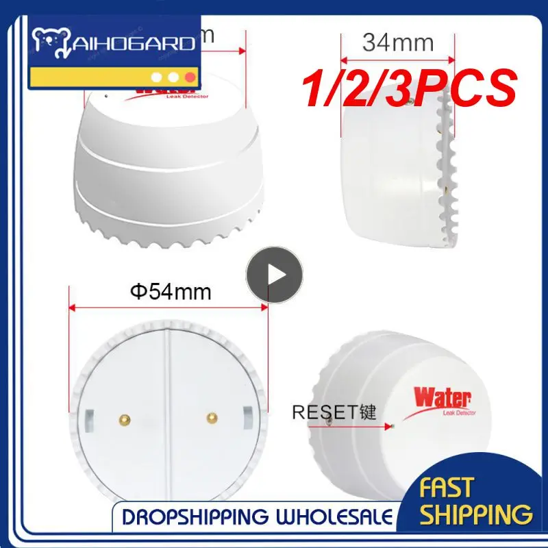 

1/2/3 шт., датчик утечки воды с Wi-Fi