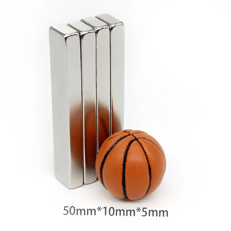 2/5/10/20/30/50 шт. 50x10x5 мм сильный лист редкоземельный магнит прямоугольные неодимовые