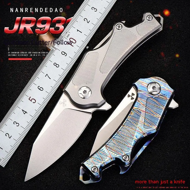 

M390 Powder Steel Folding Knife High Hardness Sharp Self-Defense Weapon Saber Outdoor Survival Jungle Blade Knife