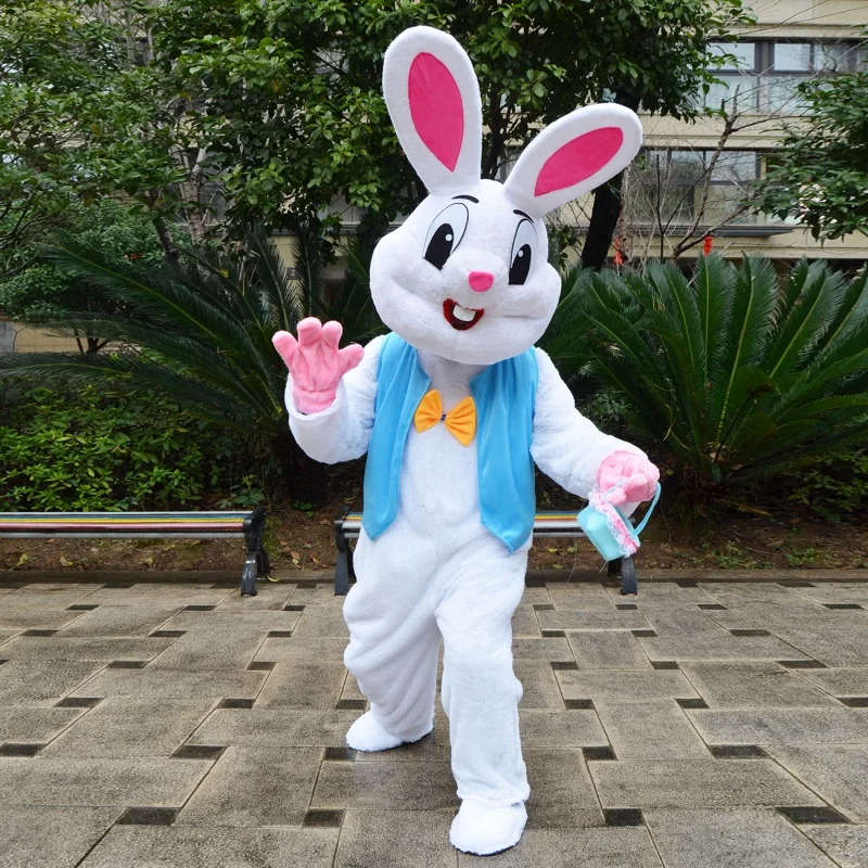 

Пасхальный кролик Simbok, костюм-талисман, анимация, косплей, одежда, костюм для взрослых, мужчин и женщин, украшение на день рождения